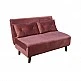 LIBERTA FALCON ΚΑΝΑΠΕΣ ΚΡΕΒΑΤΙ 2ΘΕΣΙΟΣ ΑΝΑΔΙΠΛΟΥΜΕΝΟΣ DUSTY PINK 121x90x80