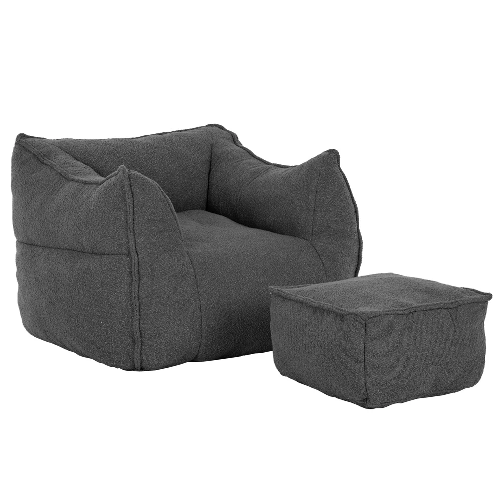 LIBERTA SPONGE ΠΟΛΥΘΡΟΝΑ SET ΓΚΡΙ ΣΚΟΥΡΟ 95x102x73