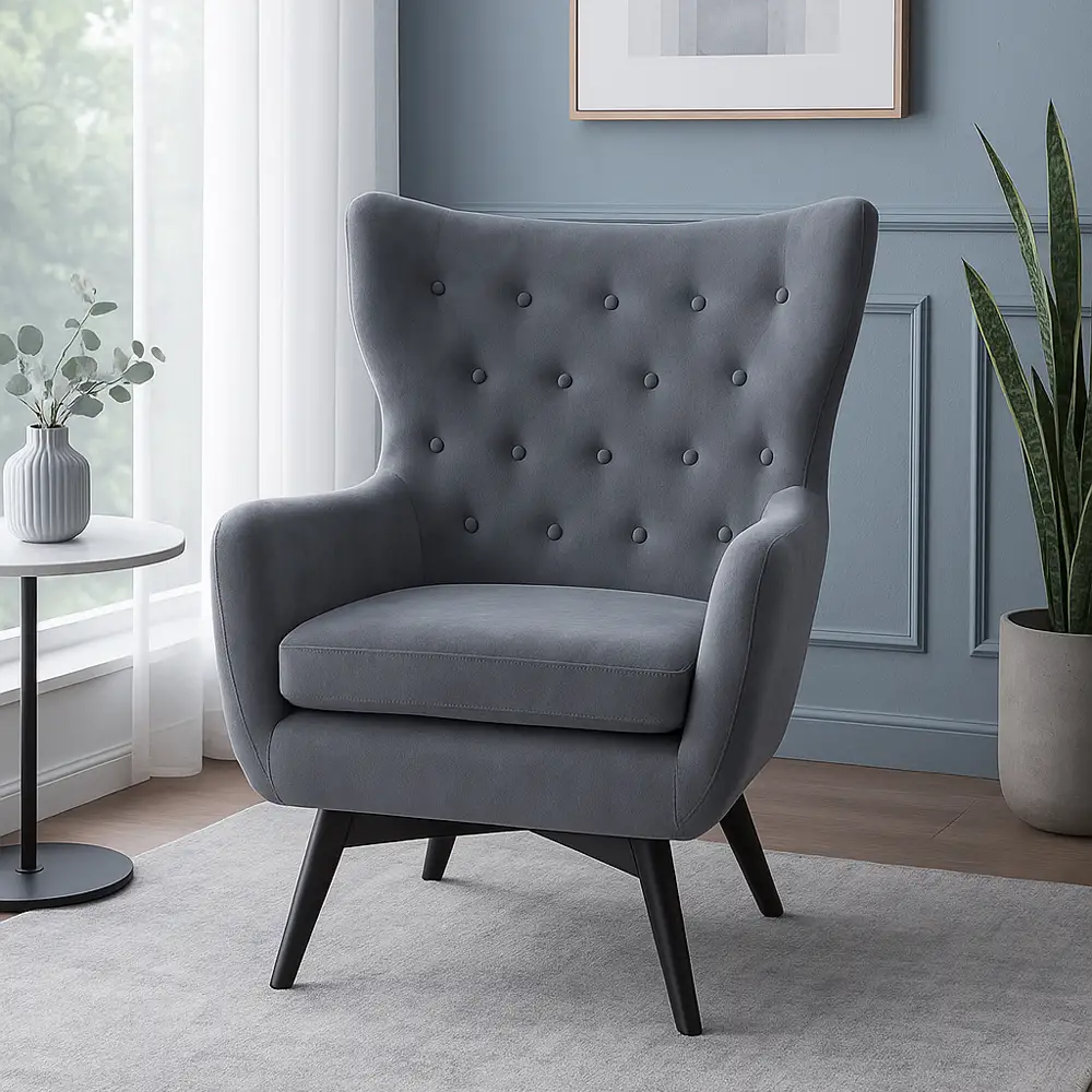 LIBERTA MEGA ΠΟΛΥΘΡΟΝΑ ΓΚΡΙ ΑΝΟΙΧΤΟ 75x83x103cm