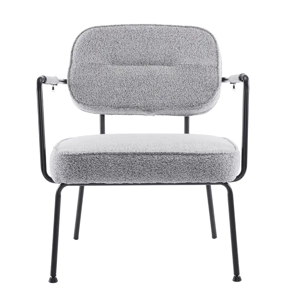 LIBERTA PRISLEY ΠΟΛΥΘΡΟΝΑ ΓΚΡΙ ΑΝΟΙΧΤΟ 73x66x78cm