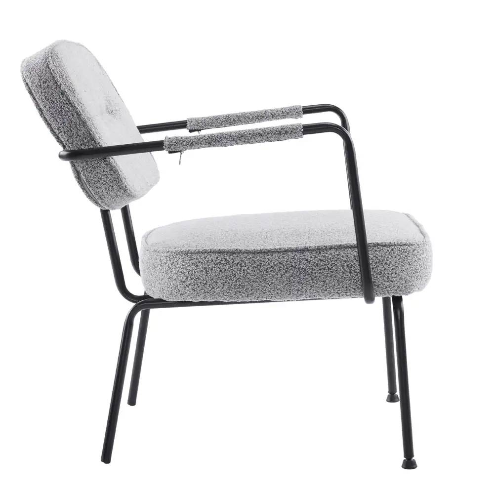 LIBERTA PRISLEY ΠΟΛΥΘΡΟΝΑ ΓΚΡΙ ΑΝΟΙΧΤΟ 73x66x78cm