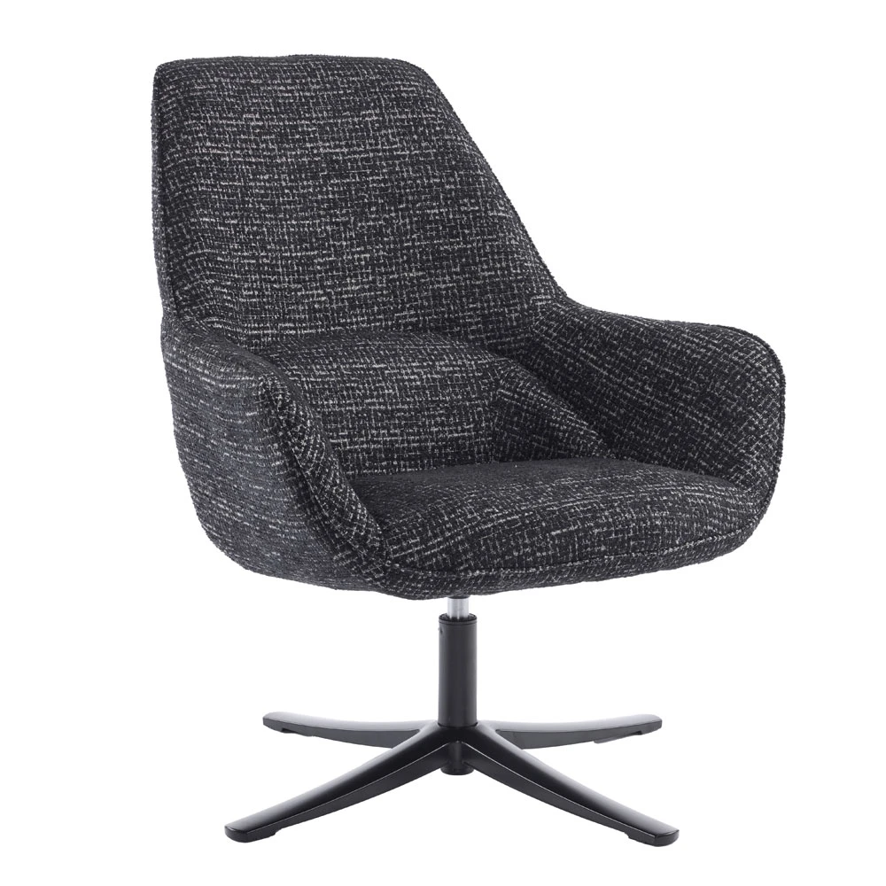 LIBERTA TIFFANY ΠΟΛΥΘΡΟΝΑ ΠΕΡΙΣΤΡΕΦΟΜΕΝΗ ΜΑΥΡΟ ΜΕ PATTERN 80x75x90