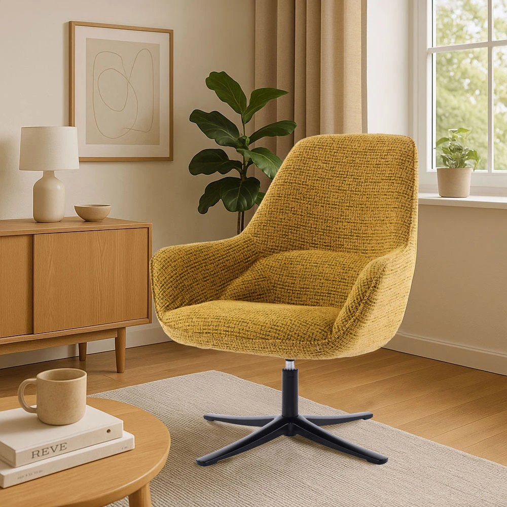 LIBERTA TIFFANY ΠΟΛΥΘΡΟΝΑ ΠΕΡΙΣΤΡΕΦΟΜΕΝΗ ΚΙΤΡΙΝΟ ΜΕ PATTERN 80x75x90
