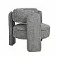 LIBERTA GRADA SMALL ΠΟΛΥΘΡΟΝΑ ΓΚΡΙ 79x85x70.5cm