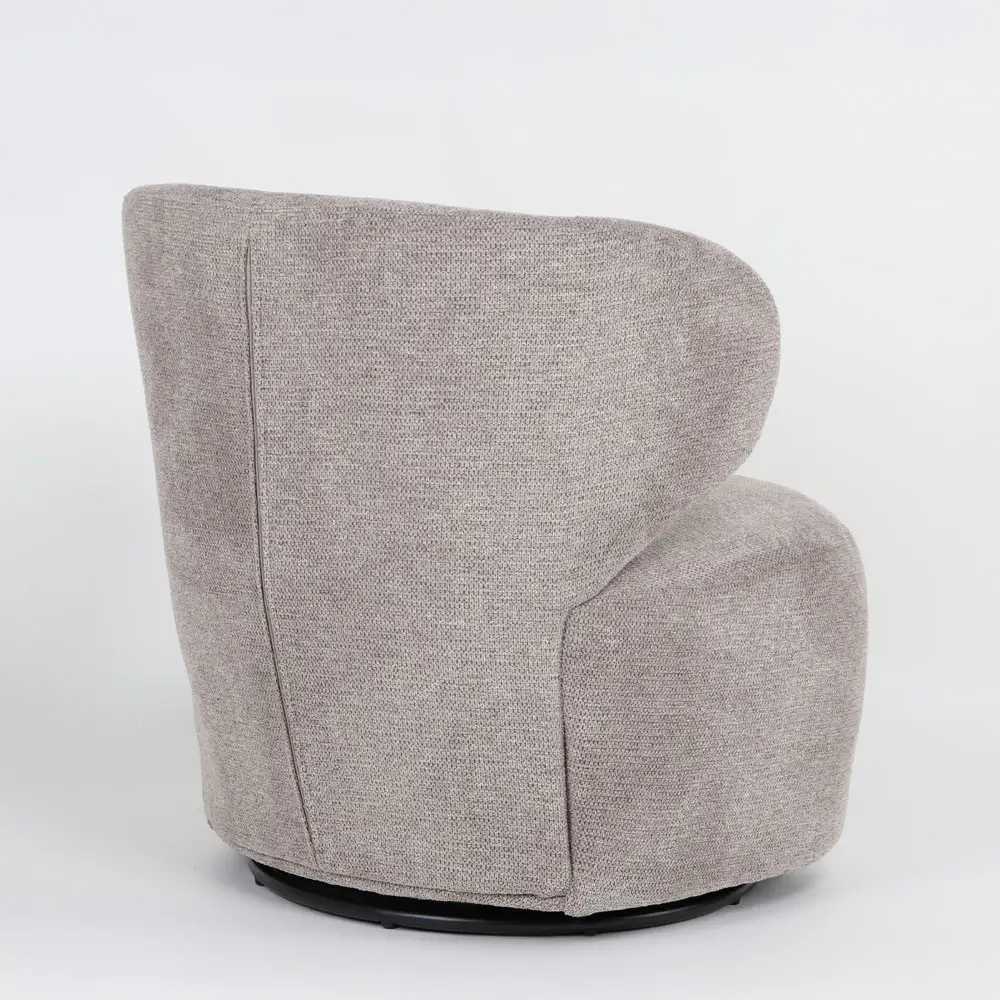 LIBERTA GEO ΠΟΛΥΘΡΟΝΑ ΠΕΡΙΣΤΡΕΦΟΜΕΝΗ ΓΚΡΙ LATTE 74x76x75cm