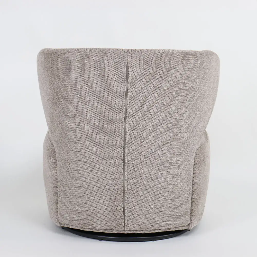 LIBERTA GEO ΠΟΛΥΘΡΟΝΑ ΠΕΡΙΣΤΡΕΦΟΜΕΝΗ ΓΚΡΙ LATTE 74x76x75cm