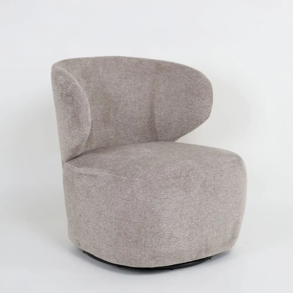 LIBERTA GEO ΠΟΛΥΘΡΟΝΑ ΠΕΡΙΣΤΡΕΦΟΜΕΝΗ ΓΚΡΙ LATTE 74x76x75cm