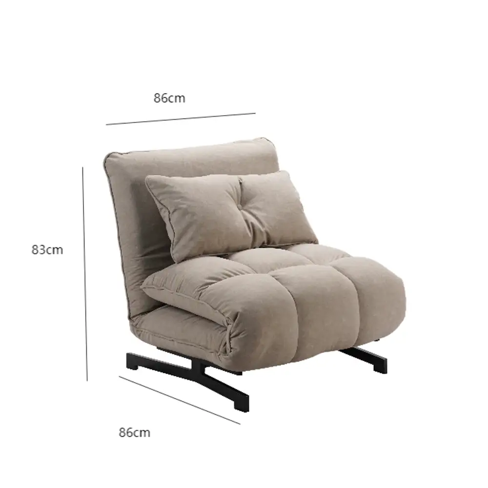 LIBERTA TESSERA ΠΟΛΥΘΡΟΝΑ ΑΝΑΔΙΠΛΟΥΜΕΝΗ TAUPE 86x86x83cm