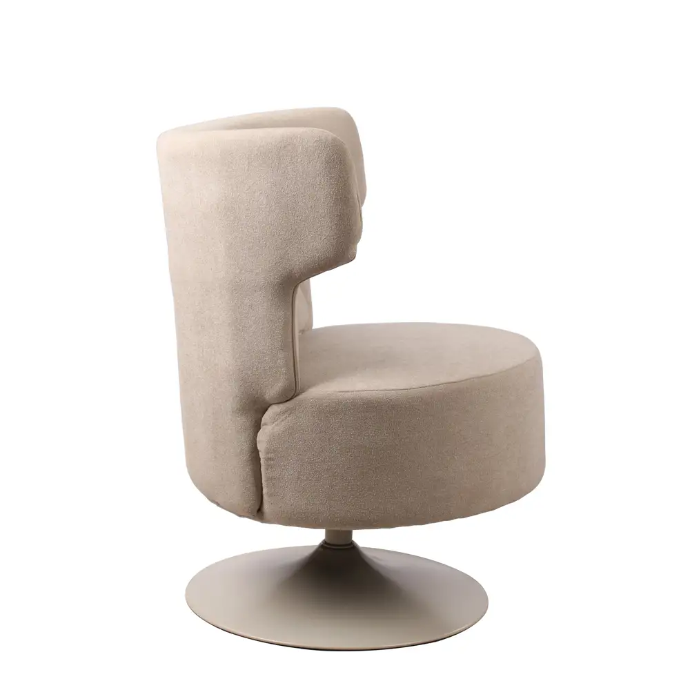 LIBERTA CANVAS ΠΟΛΥΘΡΟΝΑ ΠΕΡΙΣΤΡΕΦΟΜΕΝΗ BEIGE 72x68x86cm