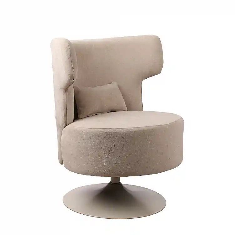 LIBERTA CANVAS ΠΟΛΥΘΡΟΝΑ ΠΕΡΙΣΤΡΕΦΟΜΕΝΗ BEIGE 72x68x86cm