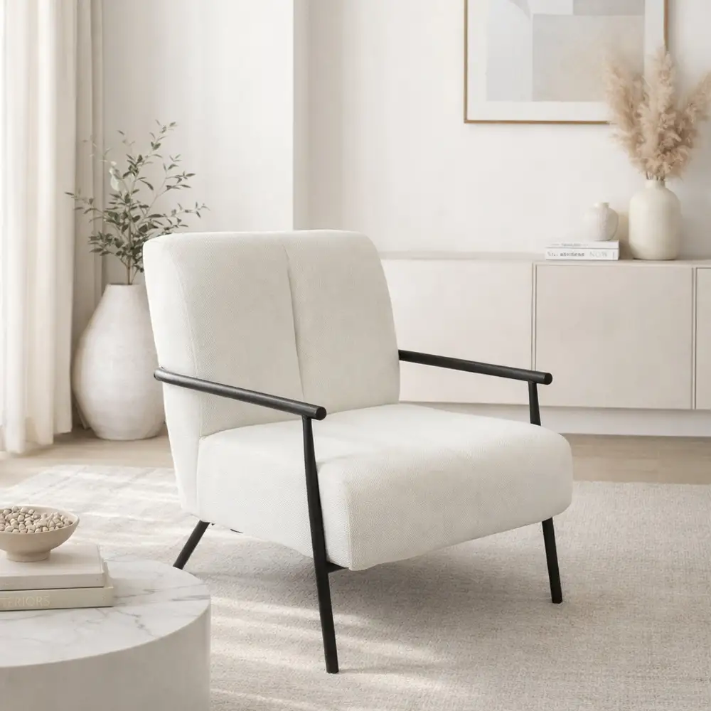 LIBERTA KIOTO ΠΟΛΥΘΡΟΝΑ OFF WHITE 64x76x81cm