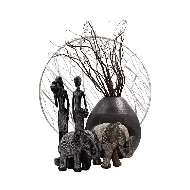 LIBERTA DROP ΒΑΖΟ 25x25x21cm ΑΛΟΥΜΙΝΙΟ ΓΡΑΦΙΤΗΣ