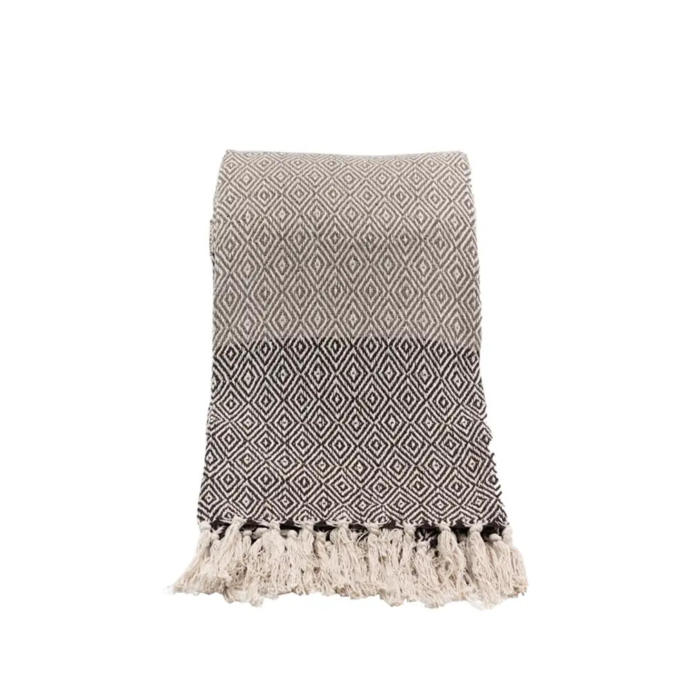 LIBERTA ROMVOS ΡΙΧΤΑΡΙ ΔΙΑΚΟΣΜΗΤΙΚΟ 130x170cm ΒΑΜΒΑΚΙ ΜΠΕΖ ΚΑΦΕ POLYESTER