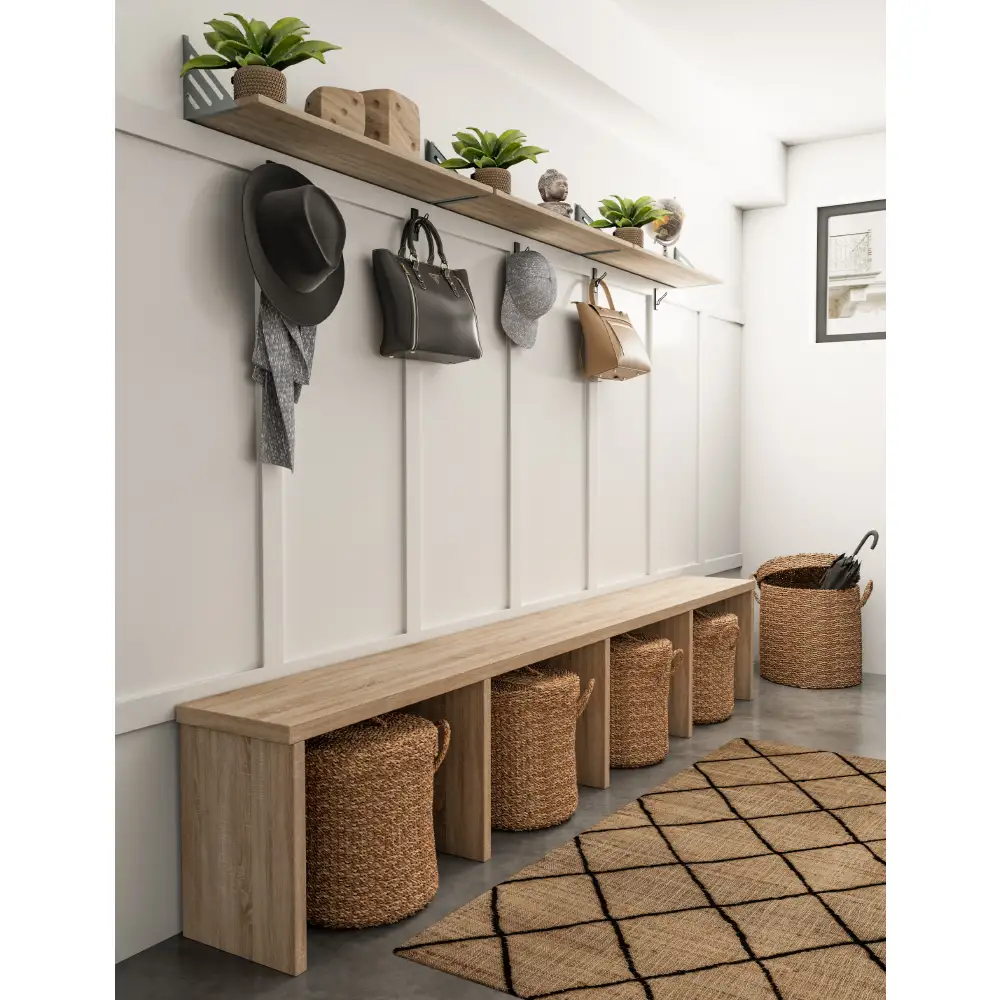 LIBERTA SEAGRASS ΚΑΛΑΘΙ ΜΕ ΚΑΠΑΚΙ SET 2ΤΜΧ 44x44x45cm SEAGRASS ΦΥΣΙΚΟ