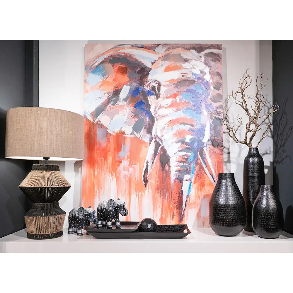 LIBERTA ELEFANT IN COLOR ΠΙΝΑΚΑΣ ΔΙΑΚΟΣΜΗΣΗΣ 90x120x3cm ΚΑΜΒΑΣ ΠΟΛΥΧΡΩΜΟ ΞΥΛΟ