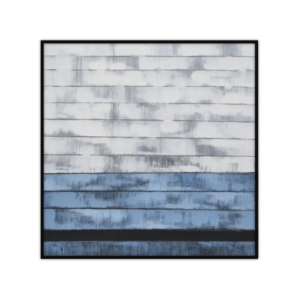 LIBERTA MURUS BLUE ΠΙΝΑΚΑΣ ΔΙΑΚΟΣΜΗΣΗΣ 82x82x5cm ΚΑΜΒΑΣ ΞΥΛΟ