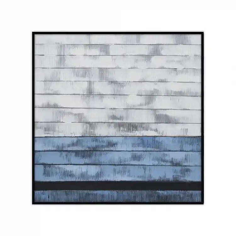 LIBERTA MURUS BLUE ΠΙΝΑΚΑΣ ΔΙΑΚΟΣΜΗΣΗΣ 82x82x5cm ΚΑΜΒΑΣ ΞΥΛΟ