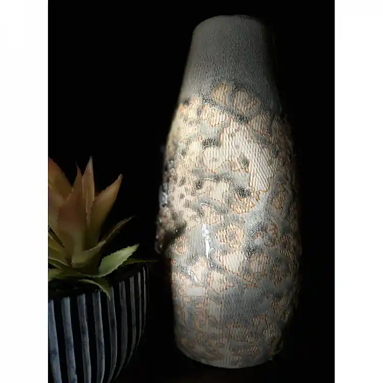 LIBERTA MINT ΒΑΖΟ 14x14x34cm ΚΕΡΑΜΙΚΟ ΜΕΝΤΑ