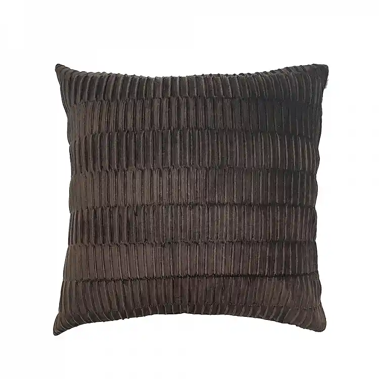 LIBERTA RELIEF ΔΙΑΚΟΣΜΗΤΙΚΟ ΜΑΞΙΛΑΡΙ 45x45cm ΥΦΑΣΜΑ ΚΑΦΕ POLYESTER