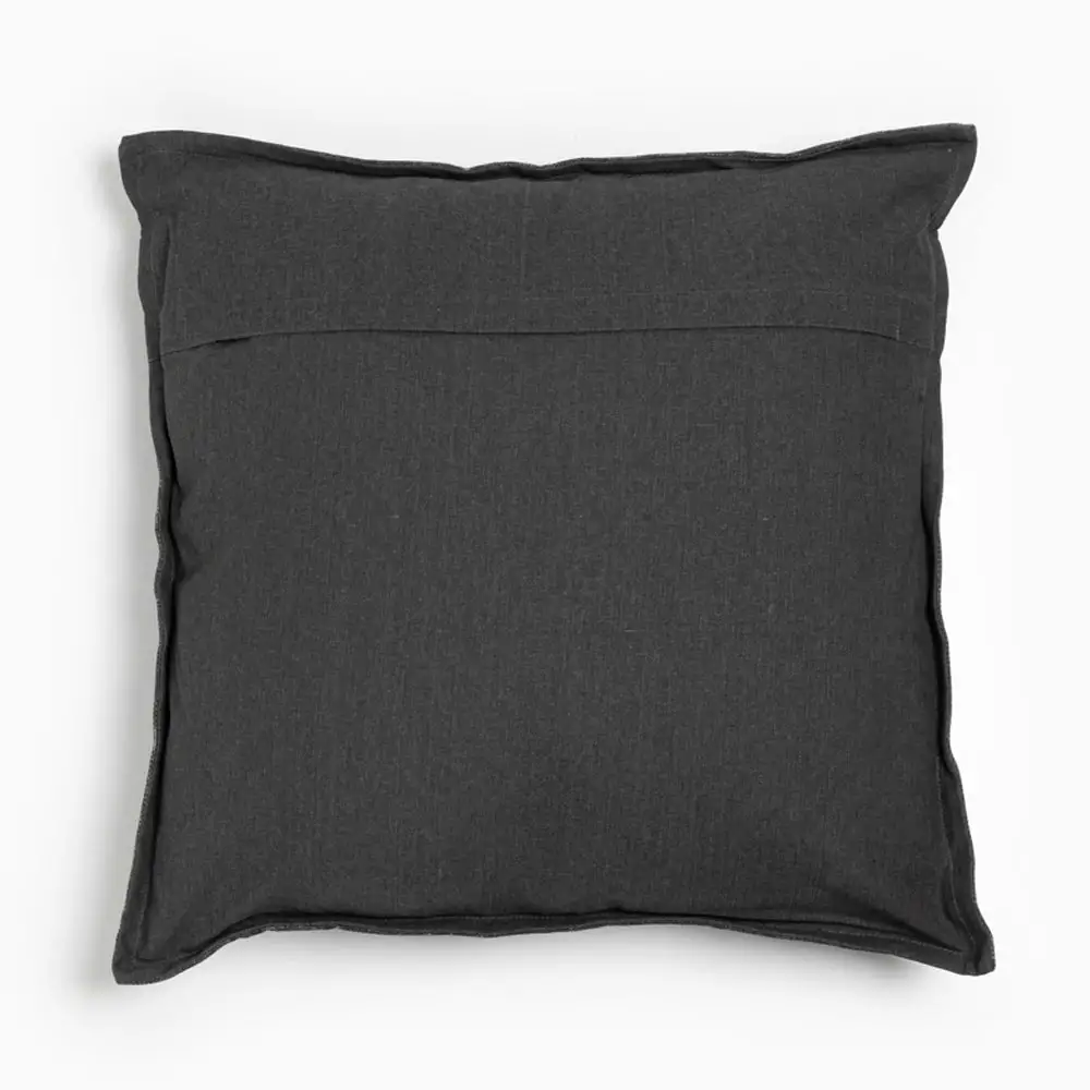 LIBERTA ROCK 1 ΔΙΑΚΟΣΜΗΤΙΚΟ ΜΑΞΙΛΑΡΙ 45x45cm ΥΦΑΣΜΑ ΑΝΘΡΑΚΙ