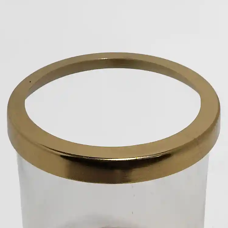 LIBERTA TITUL ΒΑΣΗ ΡΕΣΩ 14x14x18cm ΑΛΟΥΜΙΝΙΟ ΧΡΥΣΟ ΓΥΑΛΙ