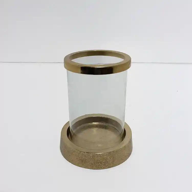 LIBERTA TITUL ΒΑΣΗ ΡΕΣΩ 14x14x18cm ΑΛΟΥΜΙΝΙΟ ΧΡΥΣΟ ΓΥΑΛΙ