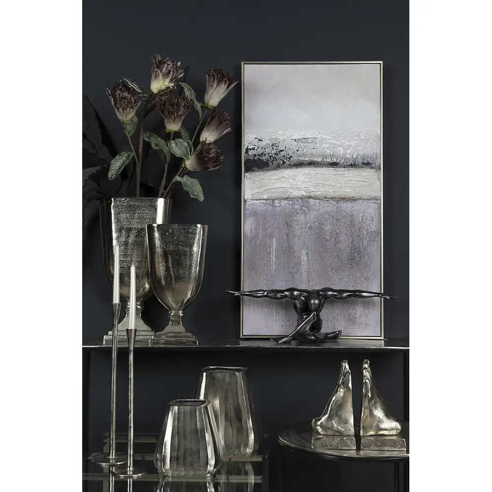 LIBERTA STELLA ΚΗΡΟΠΗΓΙΟ 11x11x42cm ΑΛΟΥΜΙΝΙΟ ΑΣΗΜΙ