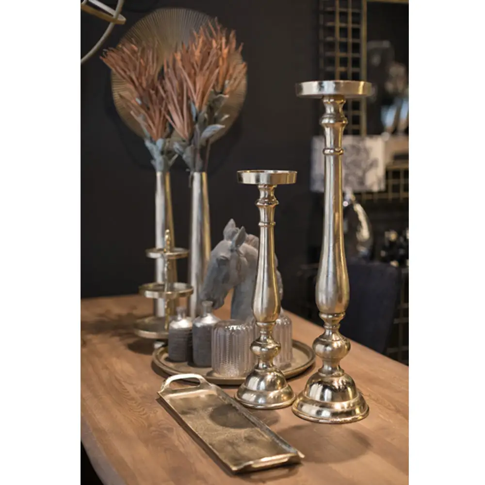 LIBERTA IONAS ΚΗΡΟΠΗΓΙΟ 18x18x74cm ΑΛΟΥΜΙΝΙΟ ΧΡΥΣΟ