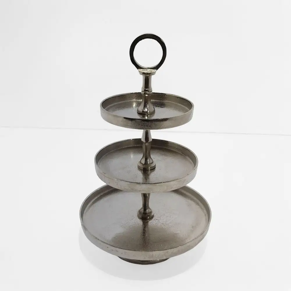 LIBERTA SERVIR ΟΡΝΤΕΒΙΕΡΑ 3 ΕΠΙΠΕΔΑ 22x22x36cm ΑΛΟΥΜΙΝΙΟ ΑΣΗΜΙ