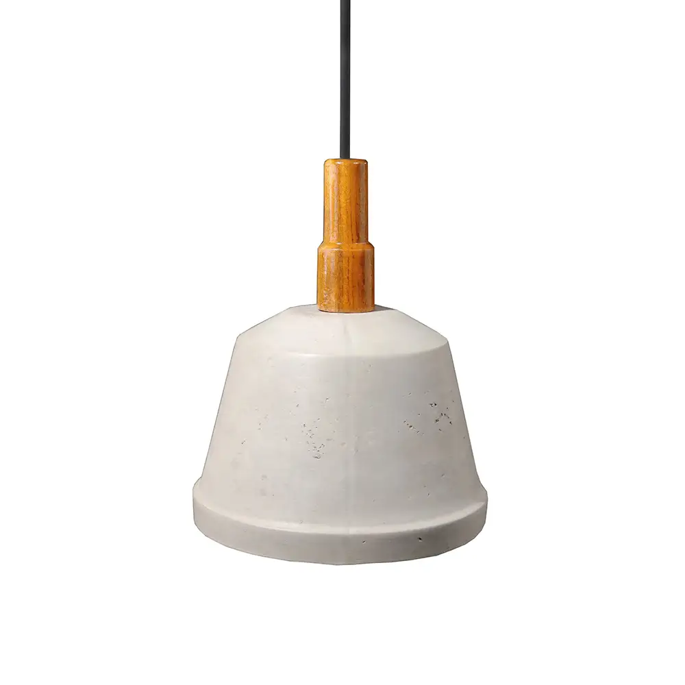 LIBERTA STRUCKT ΦΩΤΙΣΤΙΚΟ ΟΡΟΦΗΣ 25x25x29cm ΤΣΙΜΕΝΤΟ ΓΚΡΙ ΞΥΛΟ