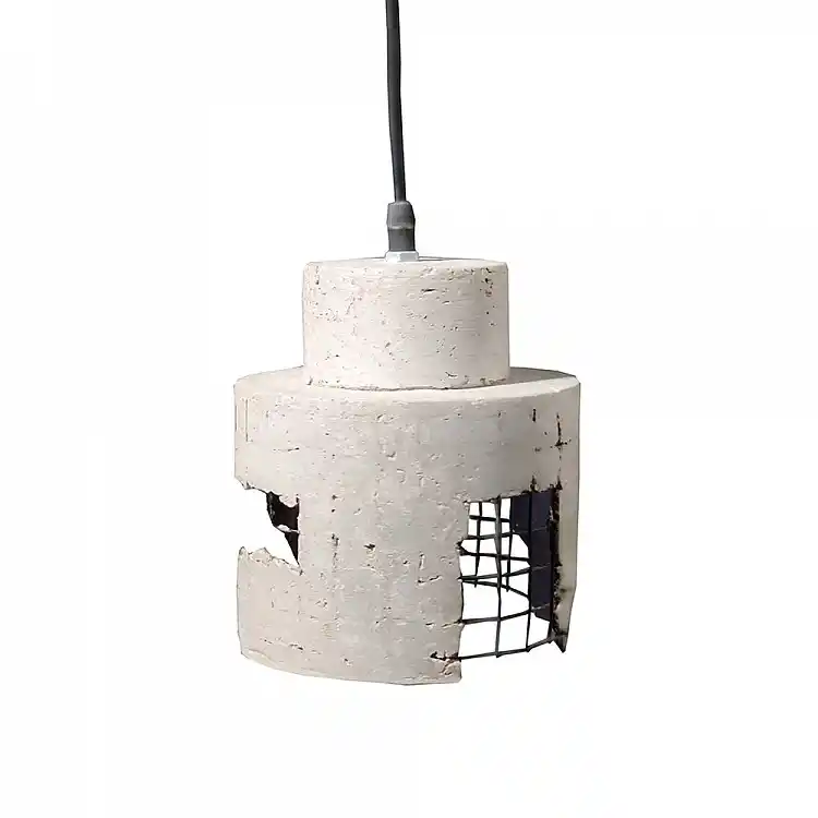 LIBERTA GRID 4 ΦΩΤΙΣΤΙΚΟ ΟΡΟΦΗΣ 16x16x16cm ΤΣΙΜΕΝΤΟ ΜΕΤΑΛΛΟ