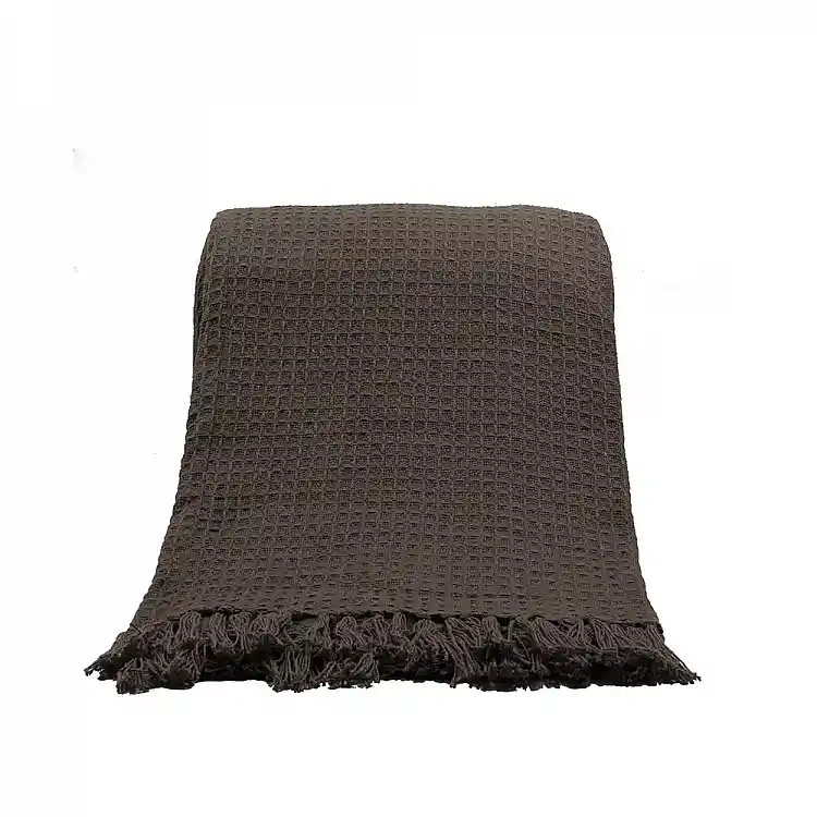 LIBERTA PIQUE ΡΙΧΤΑΡΙ ΔΙΑΚΟΣΜΗΤΙΚΟ 130x170cm ΒΑΜΒΑΚΙ ΓΚΡΙ MOCHA POLYESTER