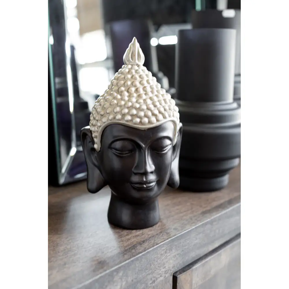 LIBERTA NAMIBI ΔΙΑΚΟΣΜΗΤΙΚΟ ΒΟΥΔΑΣ 16x15x30cm POLYRESIN ΜΑΥΡΟ ΧΡΥΣΟ