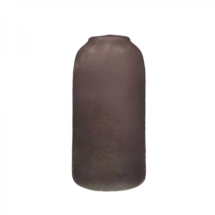 LIBERTA BERRY ΒΑΖΟ 12x12x25cm ΓΥΑΛΙ ΚΟΚΚΙΝΟ