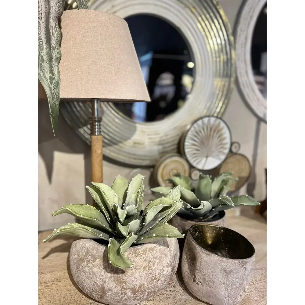 LIBERTA ZEOLITH ΒΑΣΗ ΡΕΣΩ 15x15x13cm ΓΥΑΛΙ ΜΕΛΙ ΧΡΥΣΟ