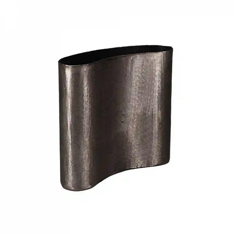 LIBERTA MARGO ΒΑΖΟ 29x10x29cm ΑΛΟΥΜΙΝΙΟ SMOKE BLACK