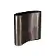 LIBERTA MARGO ΒΑΖΟ 29x10x29cm ΑΛΟΥΜΙΝΙΟ SMOKE BLACK