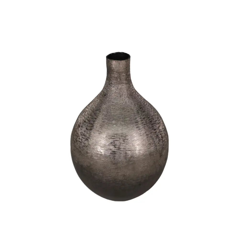 LIBERTA VERGE 1 ΒΑΖΟ 21x21x28cm ΑΛΟΥΜΙΝΙΟ SMOKE BLACK