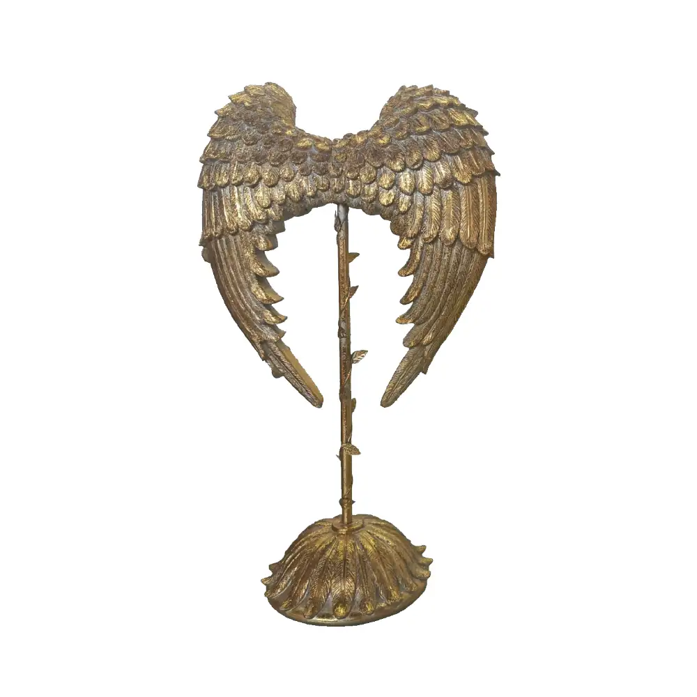 LIBERTA VOLE ΔΙΑΚΟΣΜΗΤΙΚΟ ΦΤΕΡΑ 27x14x41cm POLYRESIN ΧΡΥΣΟ