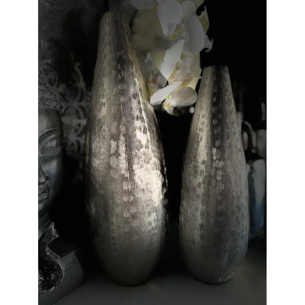 LIBERTA DROP ΒΑΖΟ 15x15x46cm ΑΛΟΥΜΙΝΙΟ ΑΣΗΜΙ