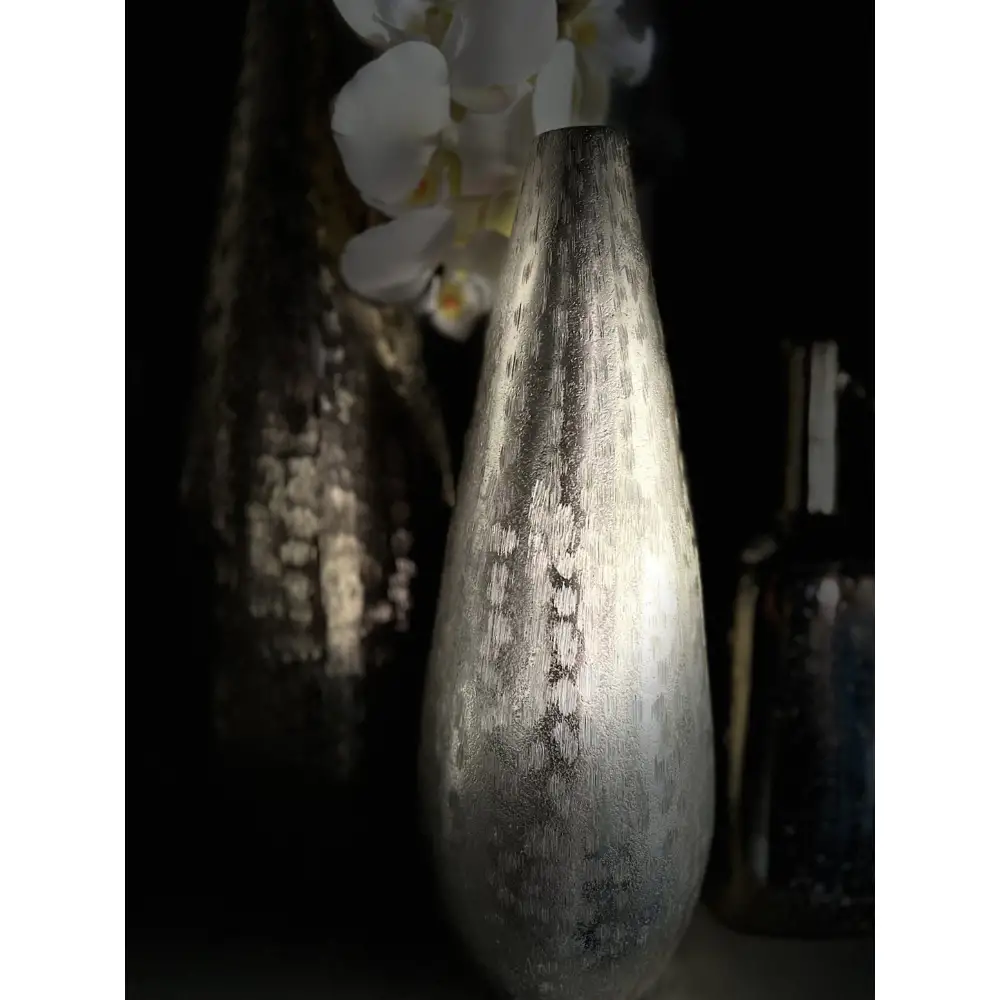 LIBERTA DROP ΒΑΖΟ 13x13x36cm ΑΛΟΥΜΙΝΙΟ ΑΣΗΜΙ