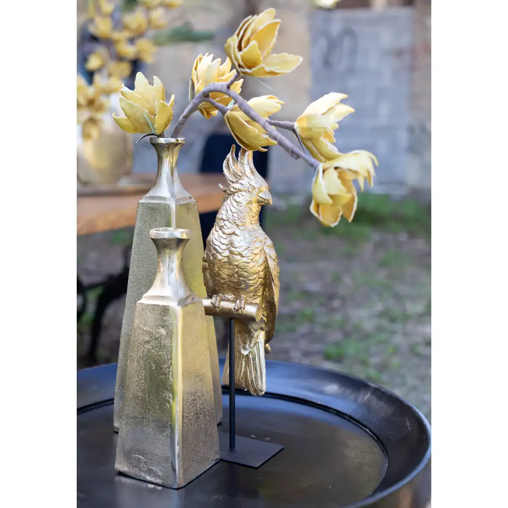 LIBERTA GLORY ΒΑΖΟ 13x13x41cm ΑΛΟΥΜΙΝΙΟ ΧΡΥΣΟ