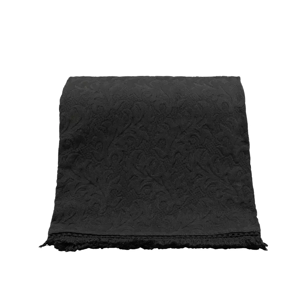 LIBERTA DAMASKO ΡΙΧΤΑΡΙ ΔΙΑΚΟΣΜΗΤΙΚΟ 130x170cm ΒΑΜΒΑΚΙ ΓΚΡΙ ΣΚΟΥΡΟ