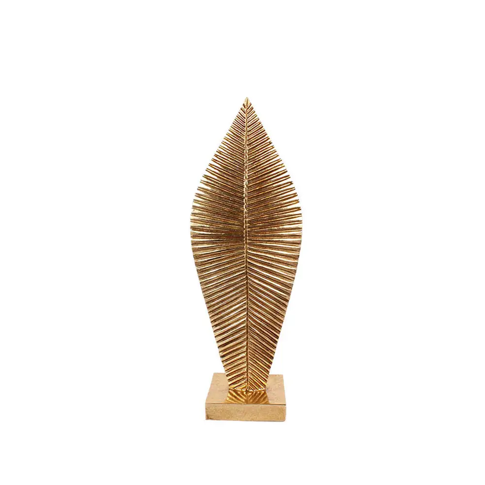 LIBERTA PANDANUS 2 ΔΙΑΚΟΣΜΗΤΙΚΟ TOTEM 17x12x48cm POLYRESIN ΧΡΥΣΟ