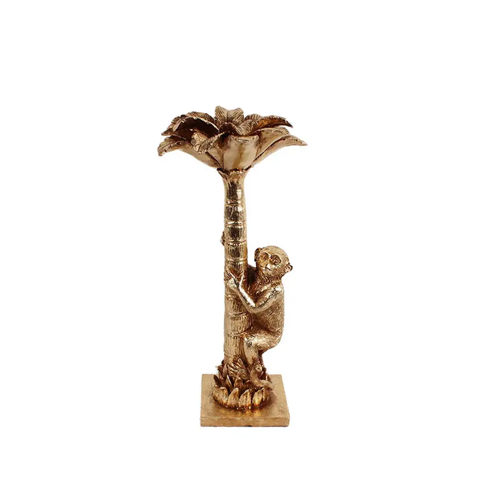 LIBERTA JAVAN ΚΗΡΟΠΗΓΙΟ 14x14x32cm POLYRESIN ΧΡΥΣΟ