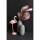 LIBERTA ROSEUS ΔΙΑΚΟΣΜΗΤΙΚΟ ΦΛΑΜΙΝΓΚΟ 24x12x46cm POLYRESIN ΡΟΖ
