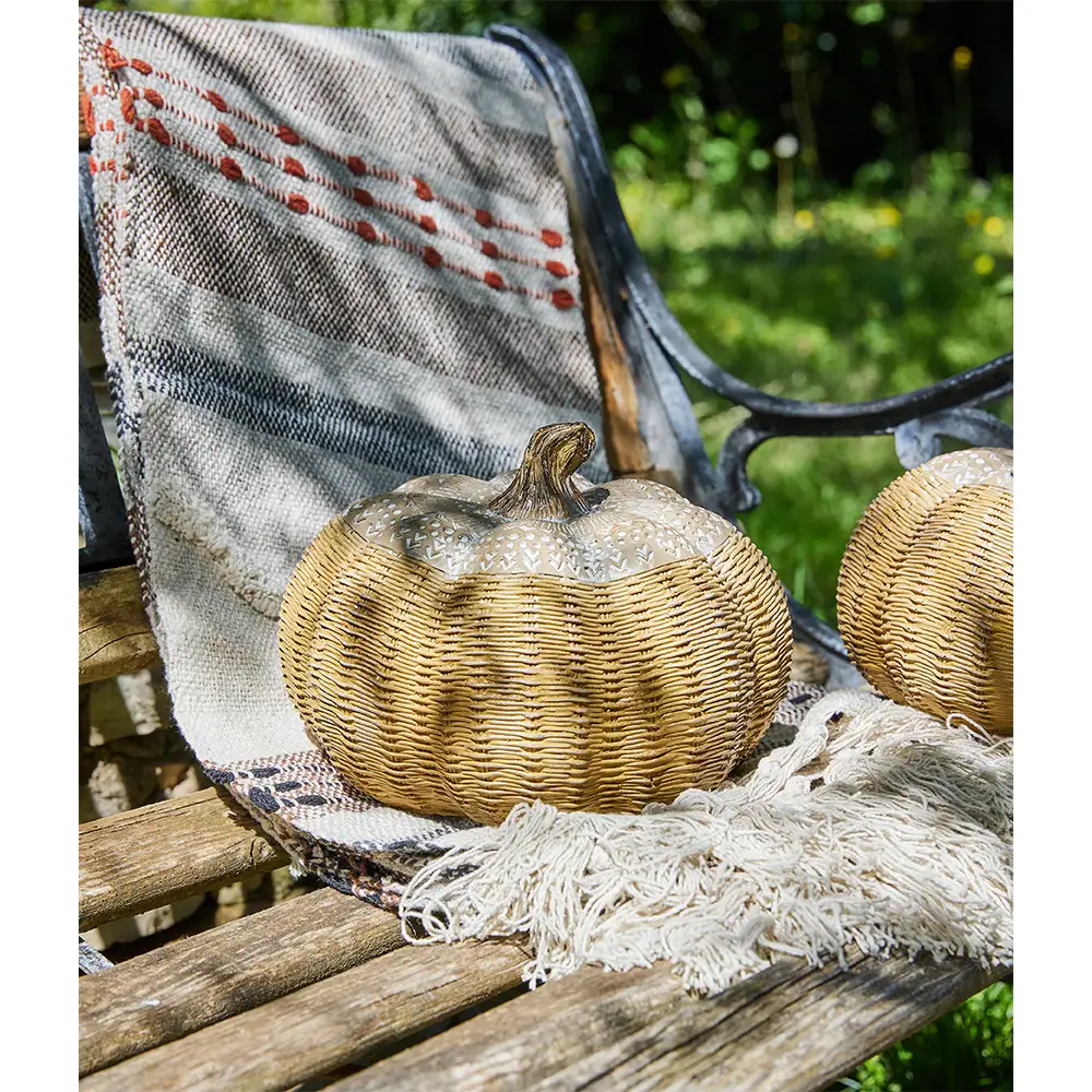 LIBERTA PEPO ΔΙΑΚΟΣΜΗΤΙΚΗ ΚΟΛΟΚΥΘΑ 23x23x16cm POLYRESIN ΦΥΣΙΚΟ