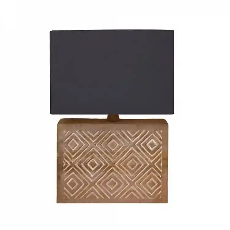 LIBERTA OLIVA NATURAL/DIONE ΦΩΤΙΣΤΙΚΟ ΕΠΙΤΡΑΠΕΖΙΟ 28x10x42cm ΞΥΛΟ ΚΑΦΕ ΥΦΑΣΜΑ ΜΑΥΡΟ