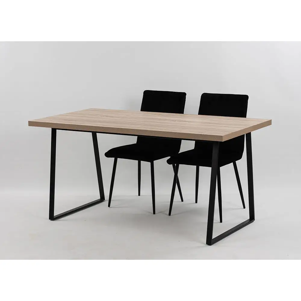 LIBERTA PLEGMA ΤΡΑΠΕΖΙ SONOMA ΜΑΥΡΟ 160x80x76cm