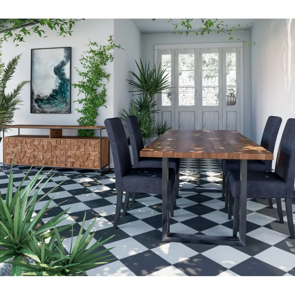 LIBERTA PUZZLE 180 ΤΡΑΠΕΖΙ ΚΑΡΥΔΙ 180x90x76cm